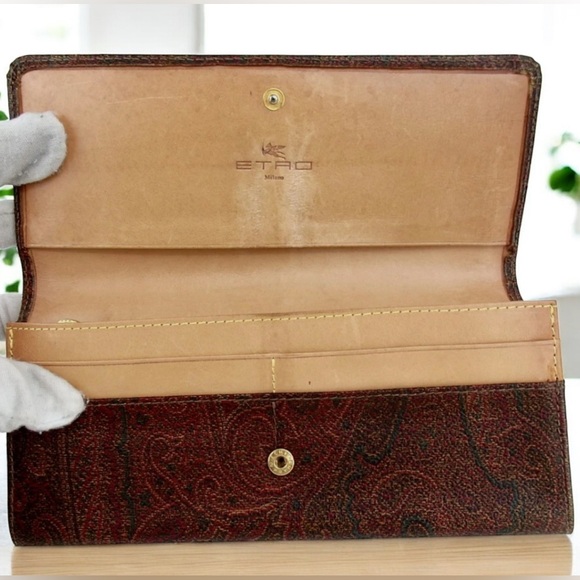 ETRO Signature Paisley Continental Wallet 😍❤️ - Picture 10 of 17